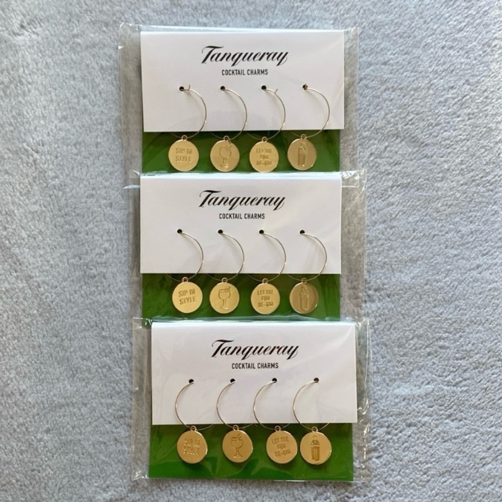 5/$25 🎆 Set of 3 NWT Tanqueray Drink Cocktail Charms